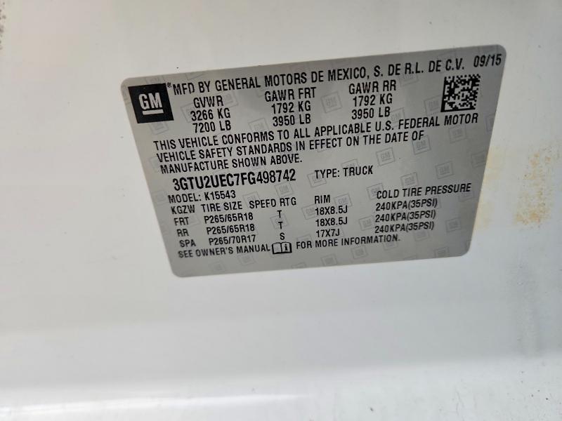 2015 GMC Sierra K1500 SLE