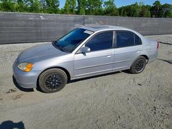Honda Civic salvage cars for sale: 2002 Honda Civic ex