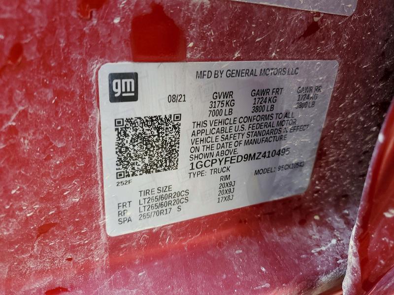 2021 Chevrolet Silverado K1500 LT Trail Boss