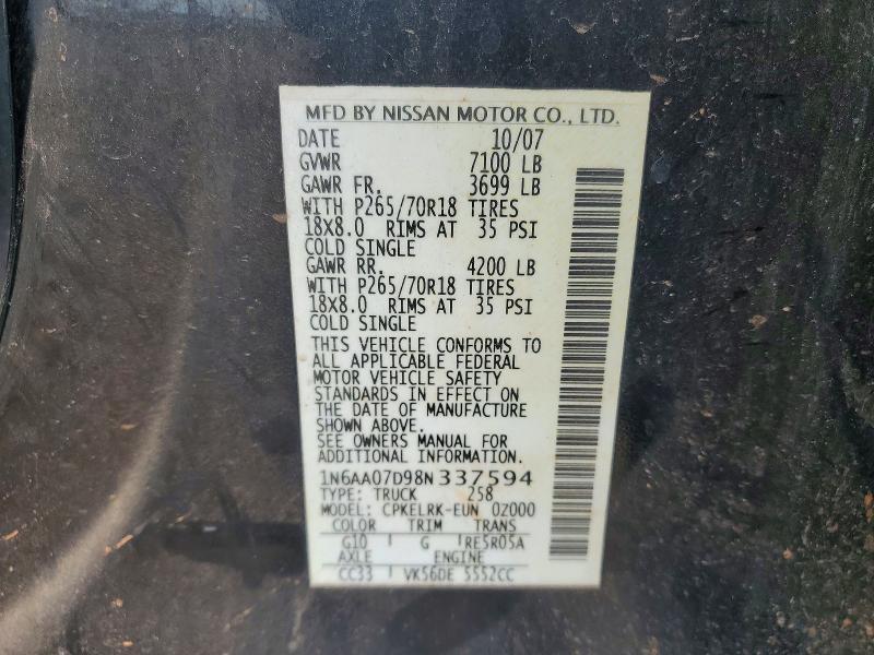2008 Nissan Titan XE