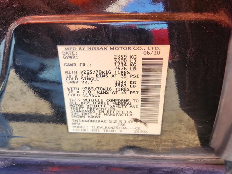 2010 Nissan Xterra x