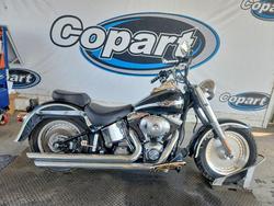 Salvage cars for sale from Copart Grand Prairie, TX: 2003 Harley-Davidson Flstfi
