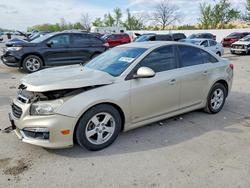 Chevrolet Cruze salvage cars for sale: 2015 Chevrolet Cruze lt