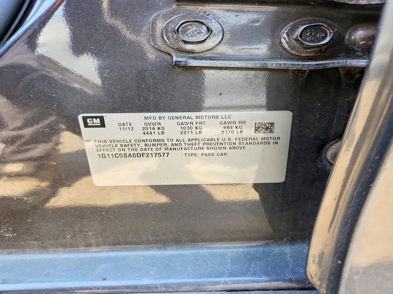 2013 Chevrolet Malibu 1LT