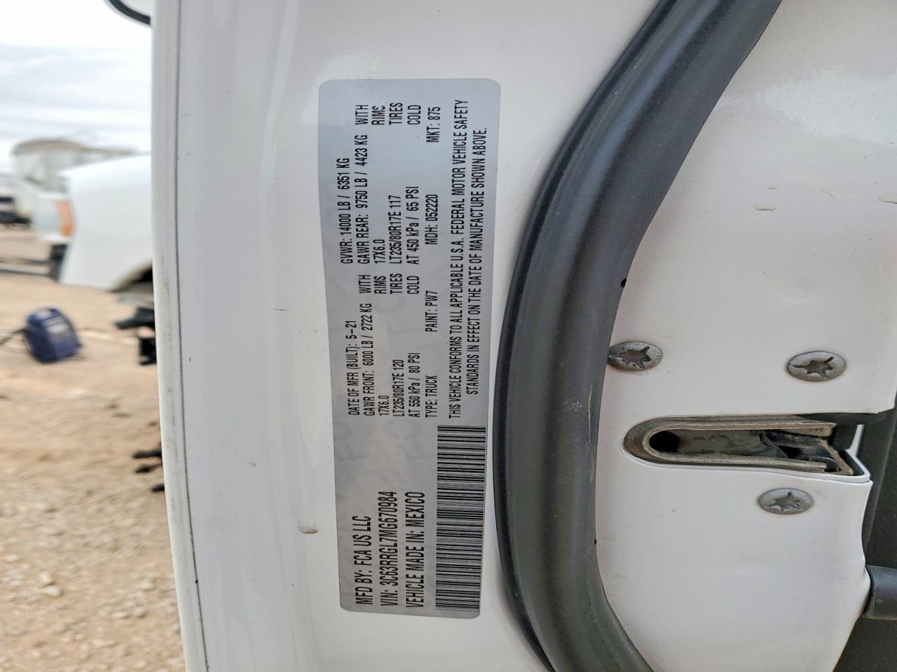 2021 Dodge RAM 3500 Tradesman