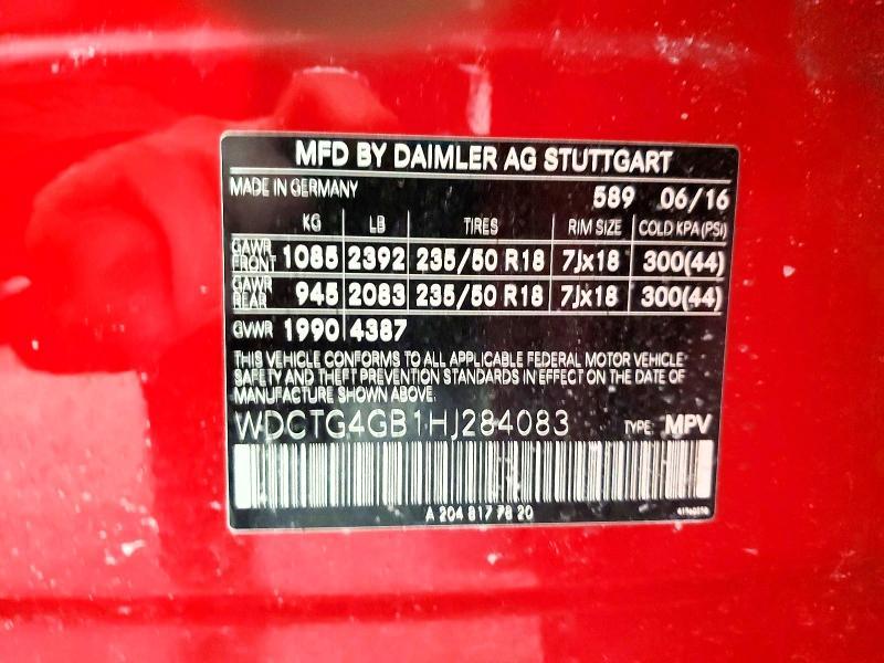 2017 Mercedes-Benz Gla 250 4matic