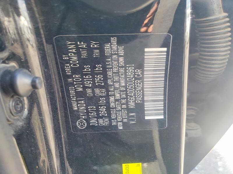 2013 Hyundai Genesis 3.8l
