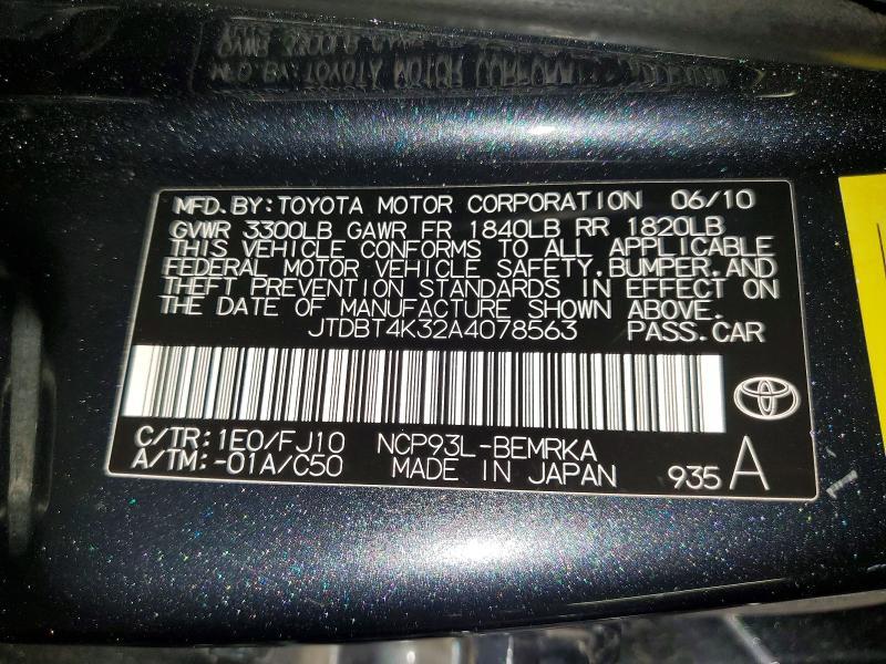 2010 Toyota Yaris Base