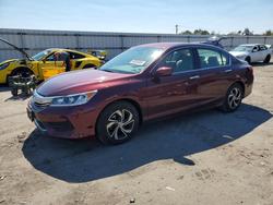 Honda salvage cars for sale: 2016 Honda Accord lx