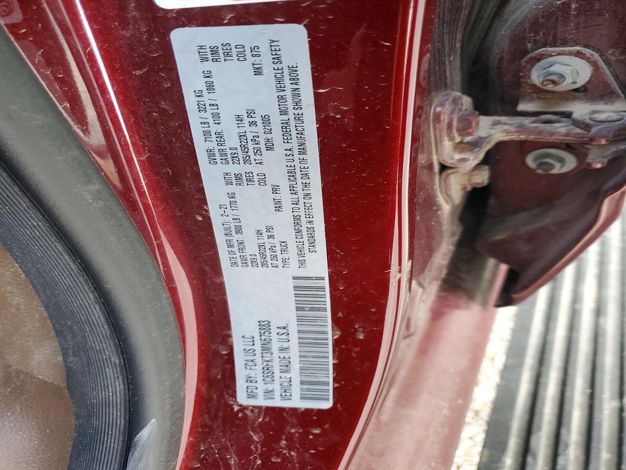 2021 Dodge RAM 1500 Longhorn