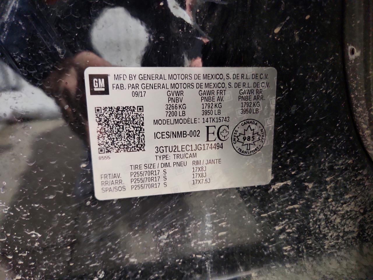 2018 GMC Sierra K1500