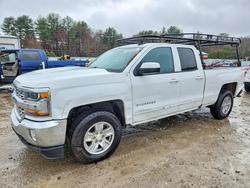 Salvage trucks for sale at Mendon, MA auction: 2018 Chevrolet Silverado K1500 LT