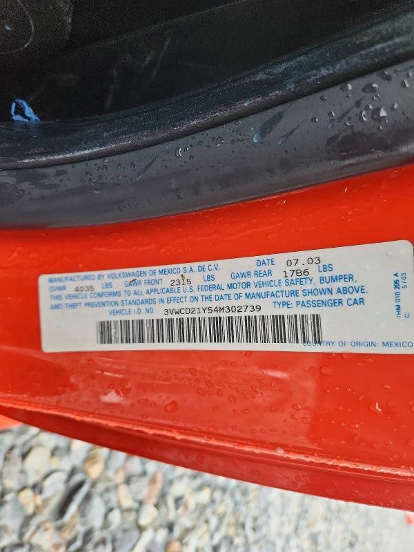 2004 Volkswagen New Beetle gls