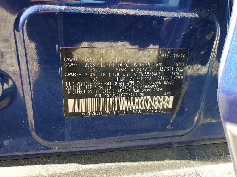 2015 Subaru Outback 2.5i Limited