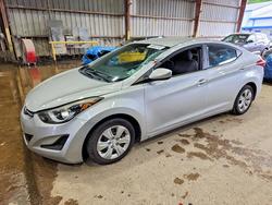 Hyundai salvage cars for sale: 2016 Hyundai Elantra se