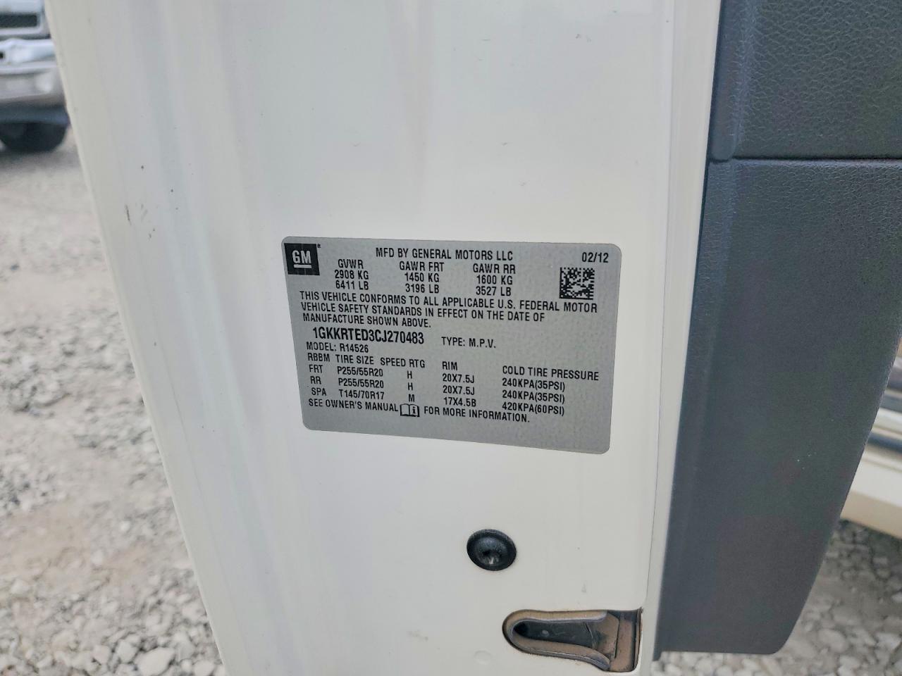 2012 GMC Acadia Denali