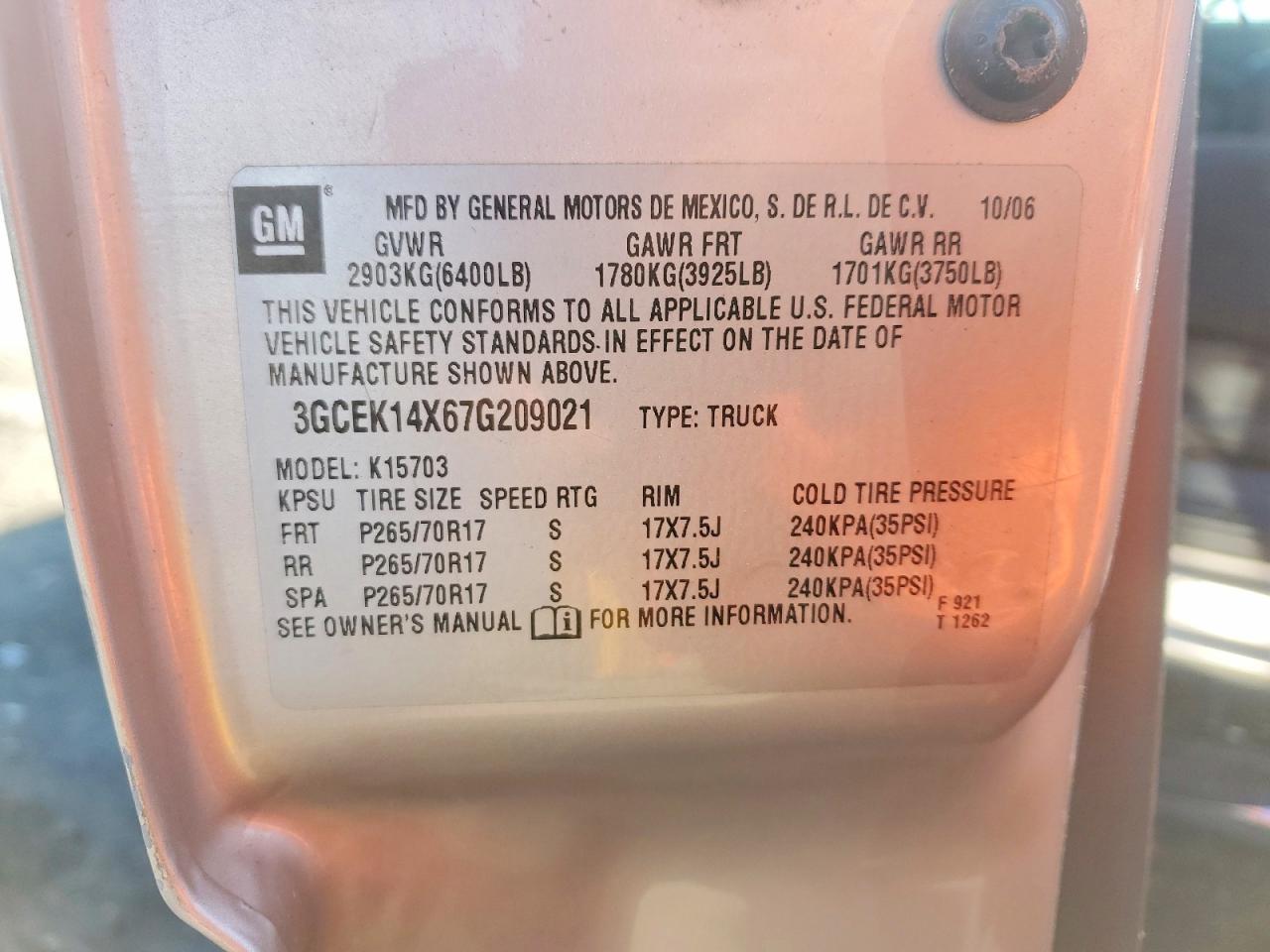 2007 Chevrolet Silverado K1500 Classic