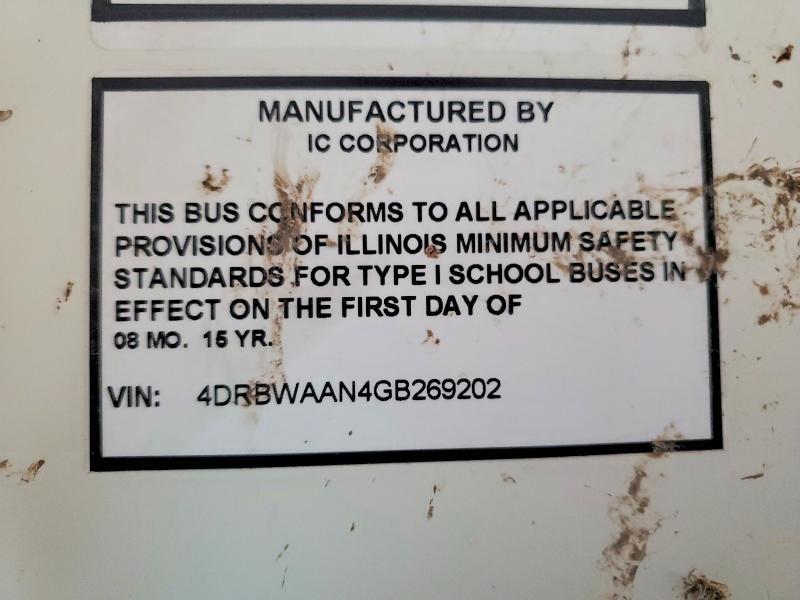 2016 Ic Corporation RE Series School-School Bus