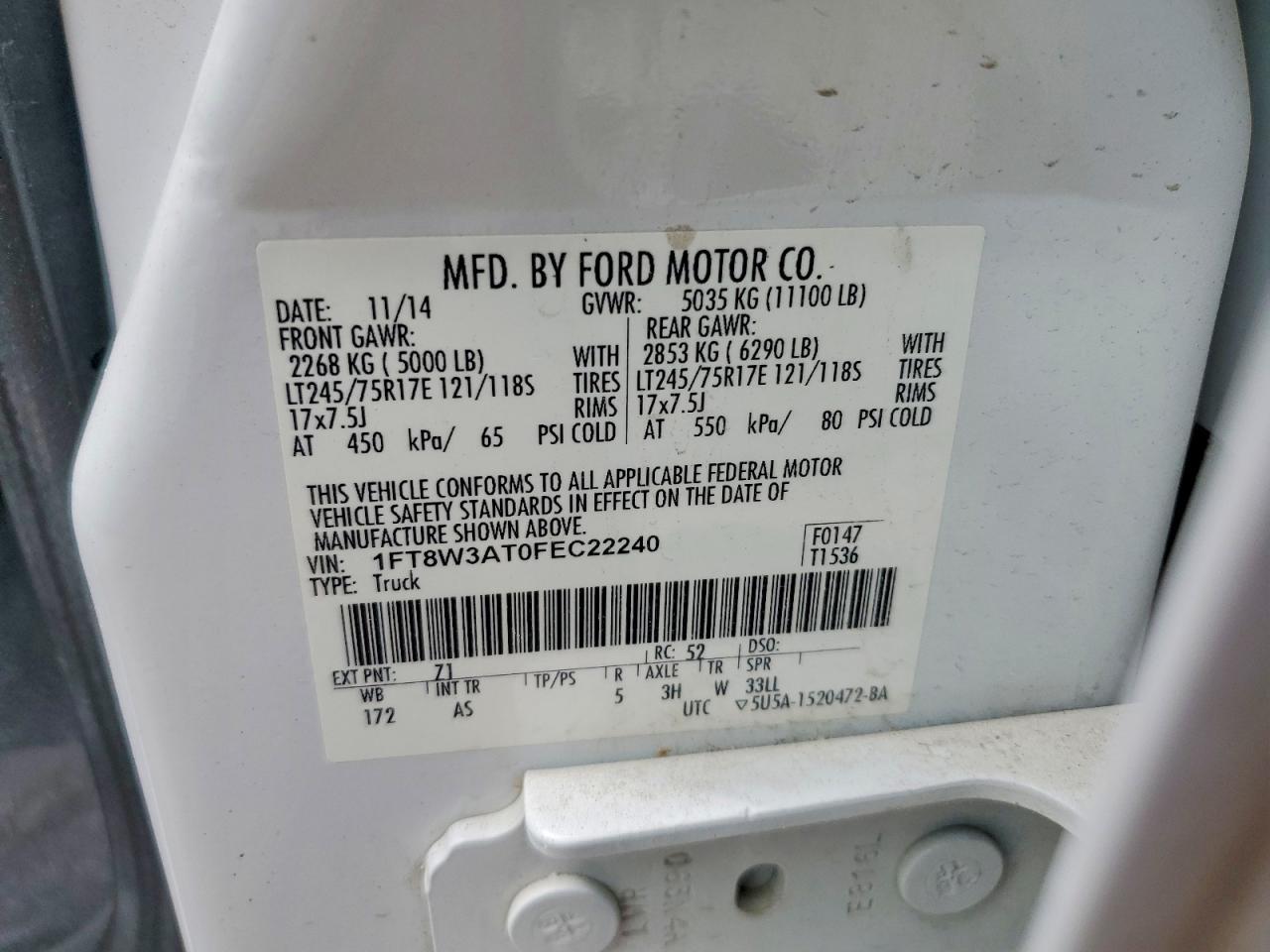 2015 Ford F350