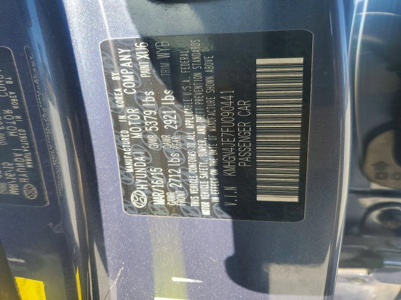 2015 Hyundai Genesis 3.8l