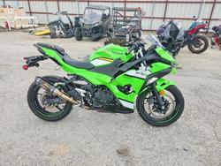 Salvage cars for sale from Copart Haslet, TX: 2025 Kawasaki EX500 H