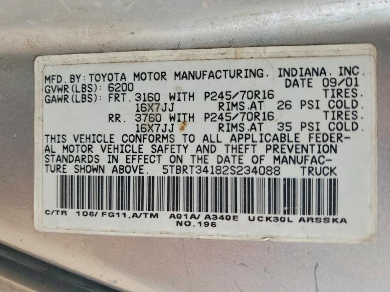 2002 Toyota Tundra SR5 V8