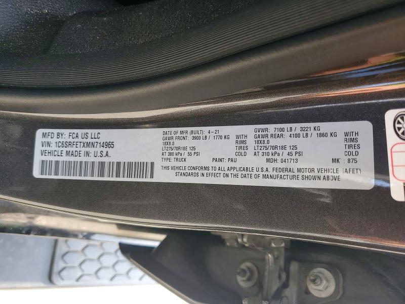2021 Dodge RAM 1500 Rebel