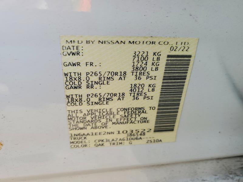 2022 Nissan Titan S