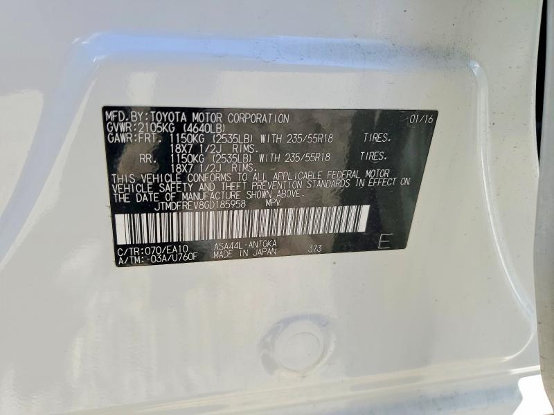 2016 Toyota Rav4 Limited