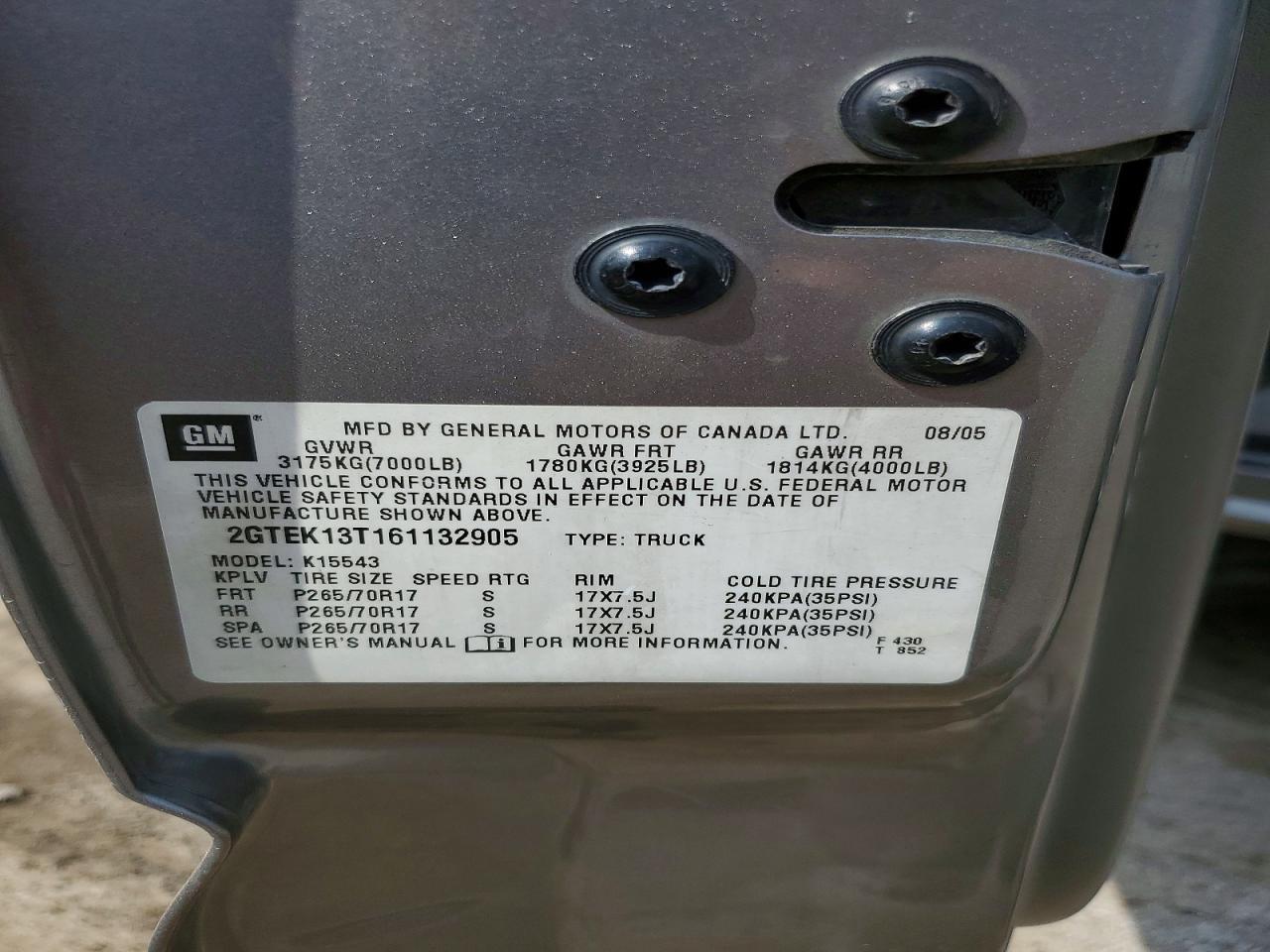 2006 GMC New Sierra K1500