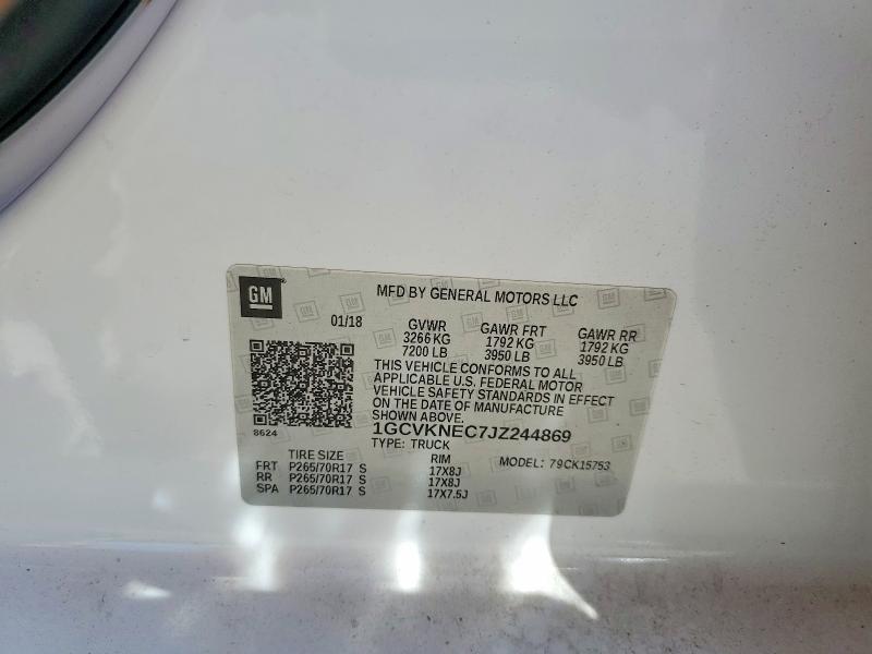 2018 Chevrolet Silverado K1500