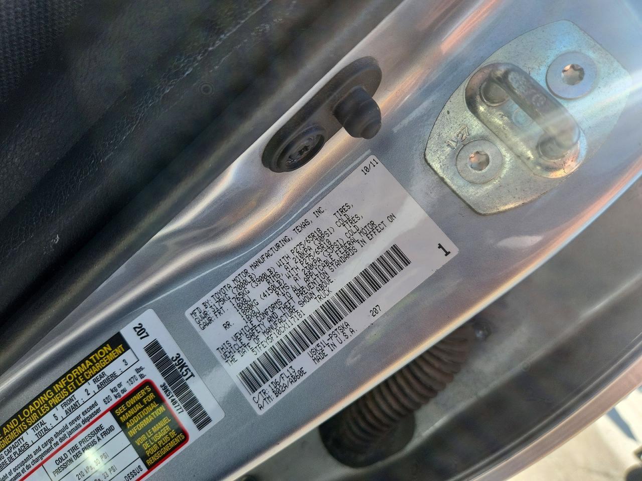 2012 Toyota Tundra Crewmax SR5