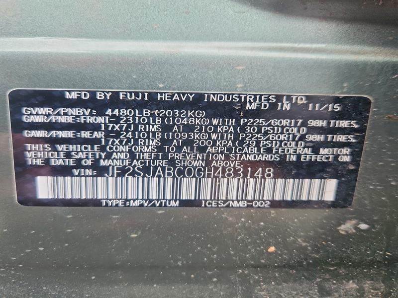 2016 Subaru Forester 2.5i