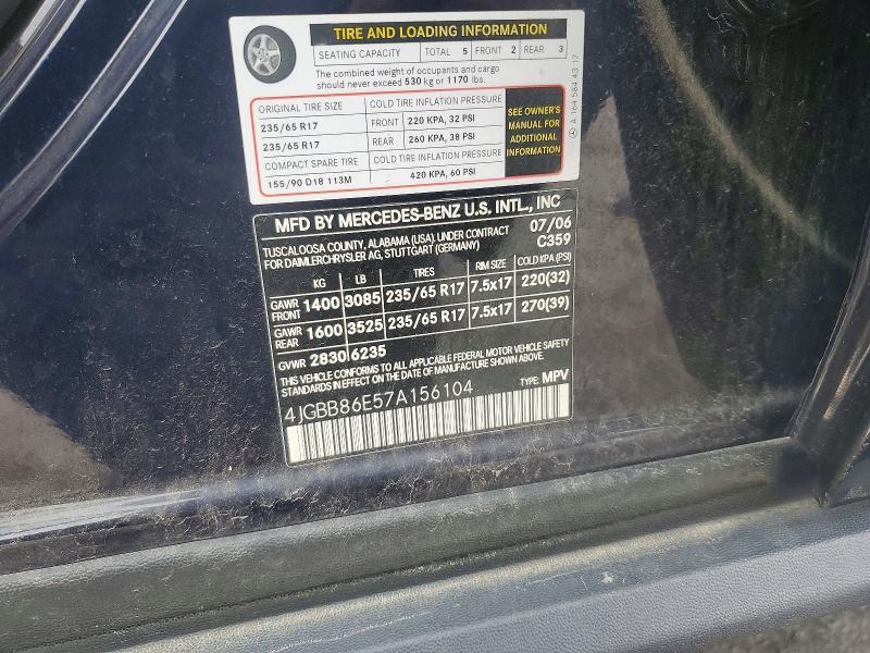2007 Mercedes-Benz Ml 350