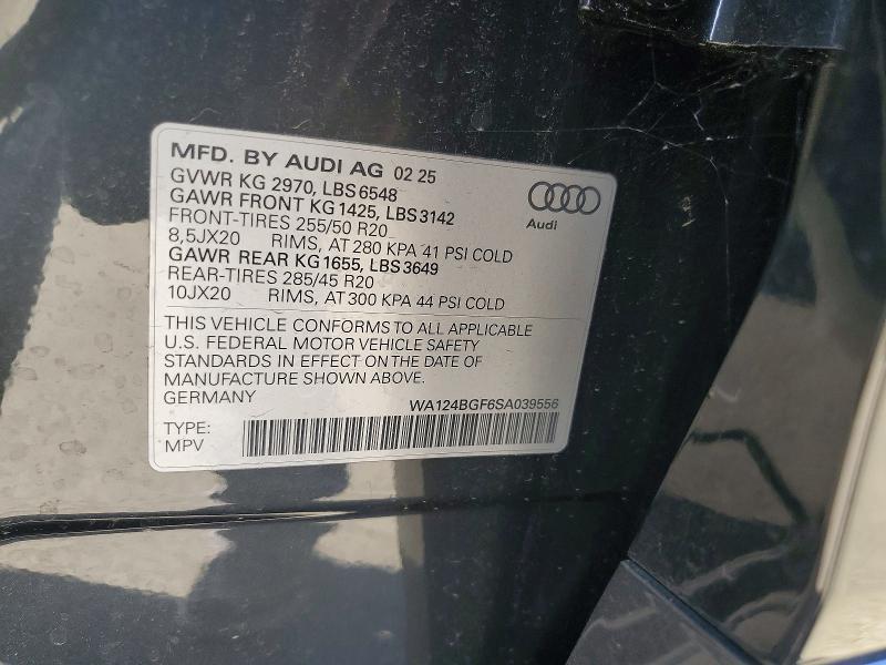 2025 Audi Q6 E-tron Premium Plus