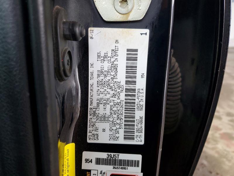 2012 Toyota Tundra Crewmax SR5