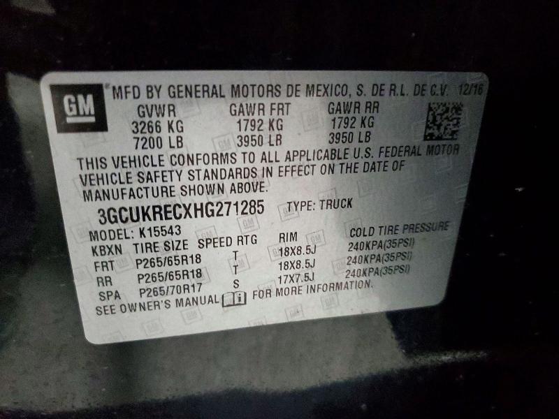 2017 Chevrolet Silverado K1500 LT