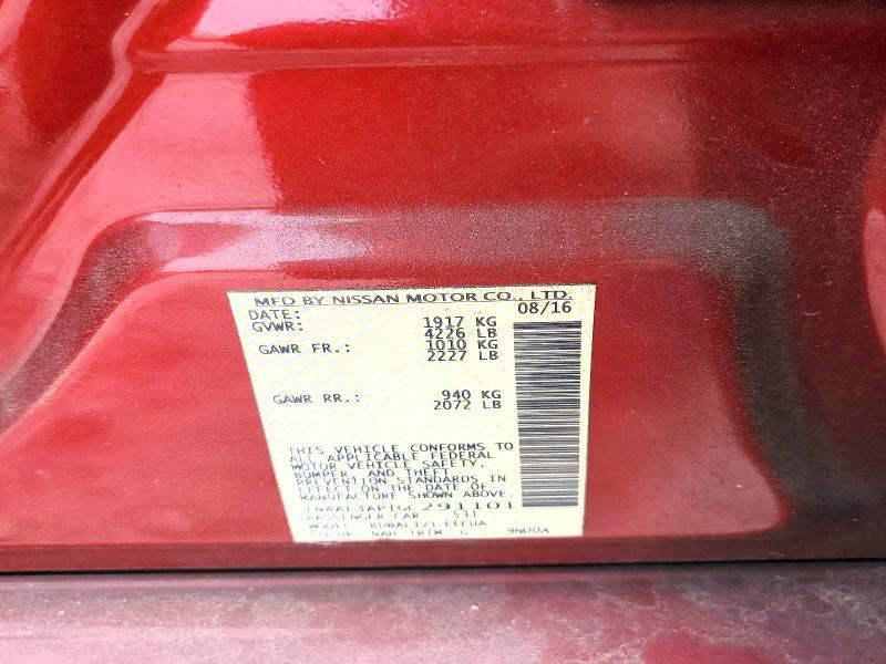 2016 Nissan Altima 2.5 sv