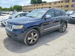Jeep salvage cars for sale: 2011 Jeep Grand Cherokee Overland