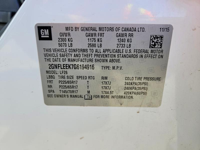 2016 Chevrolet Equinox ls