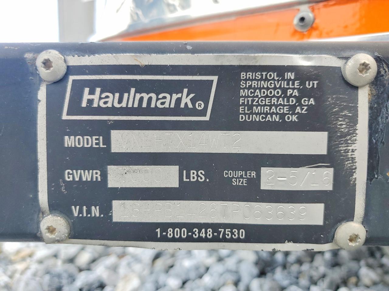 2007 Haulmark IND Cargo Trailer