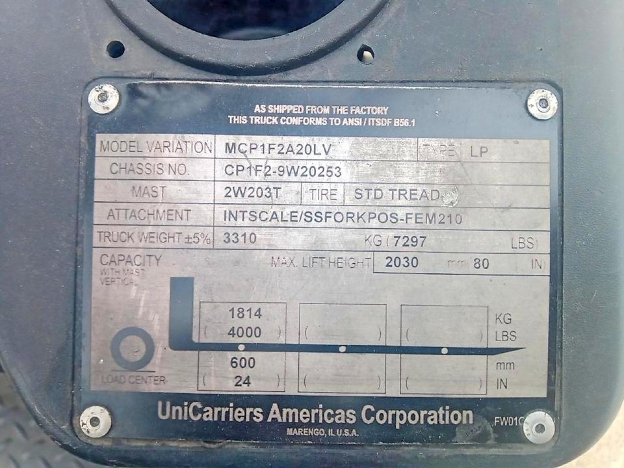 2015 Nissan Forklift