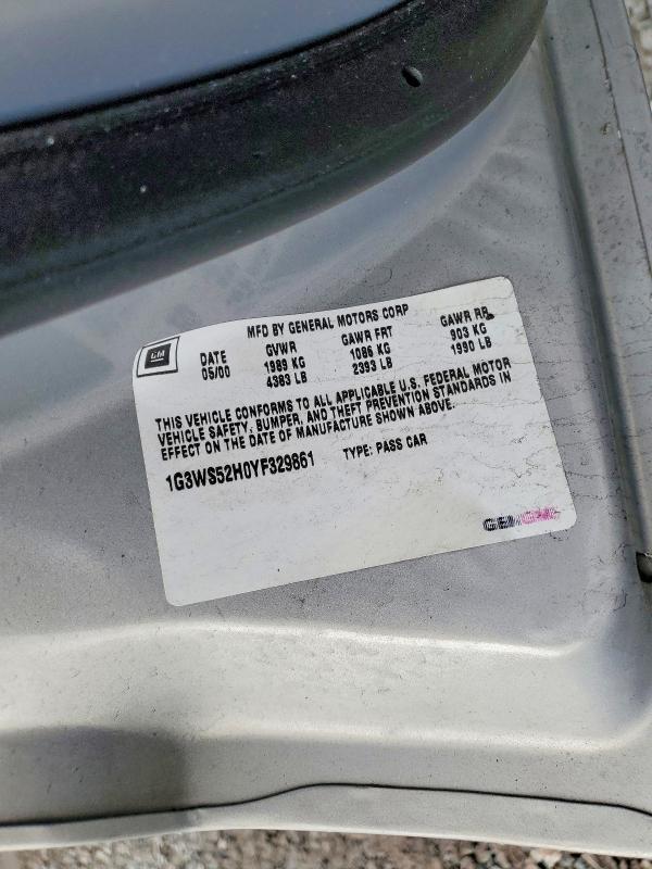 2000 Oldsmobile Intrigue gl