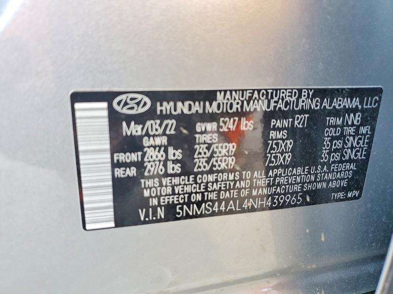 2022 Hyundai Santa fe Limited