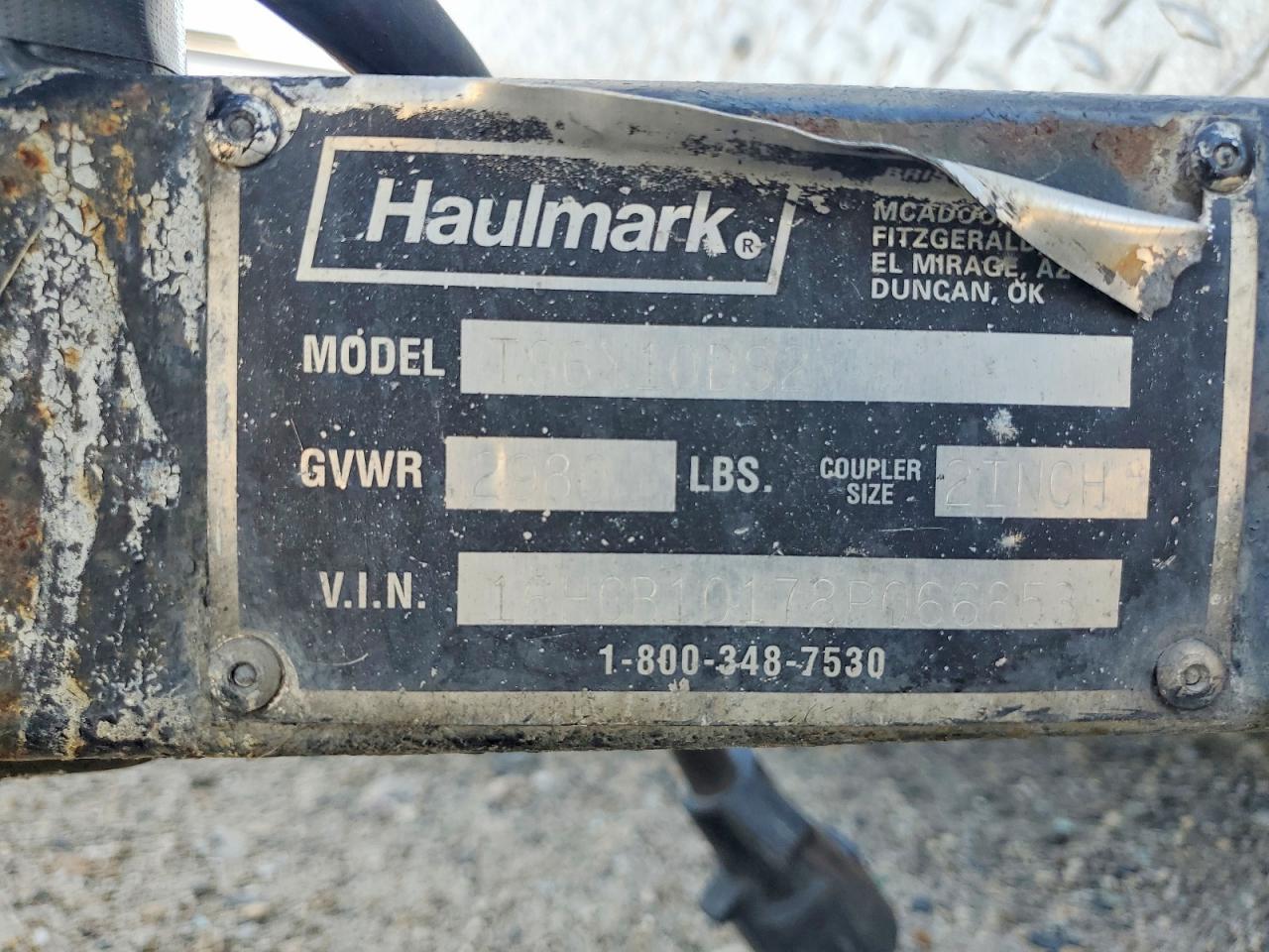 2008 Haulmark Mark Enclosed Cargo Trailer