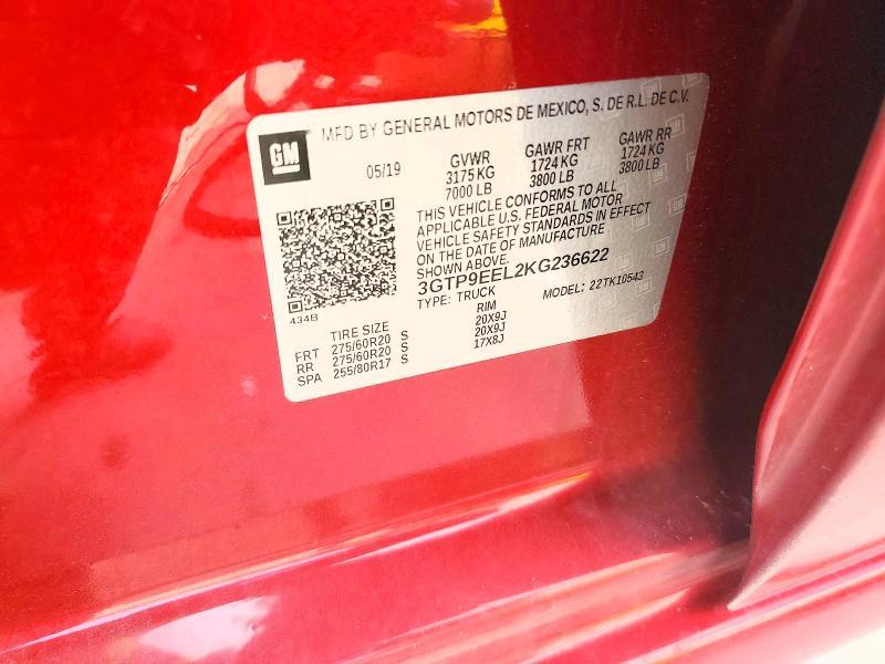 2019 GMC Sierra K1500 AT4