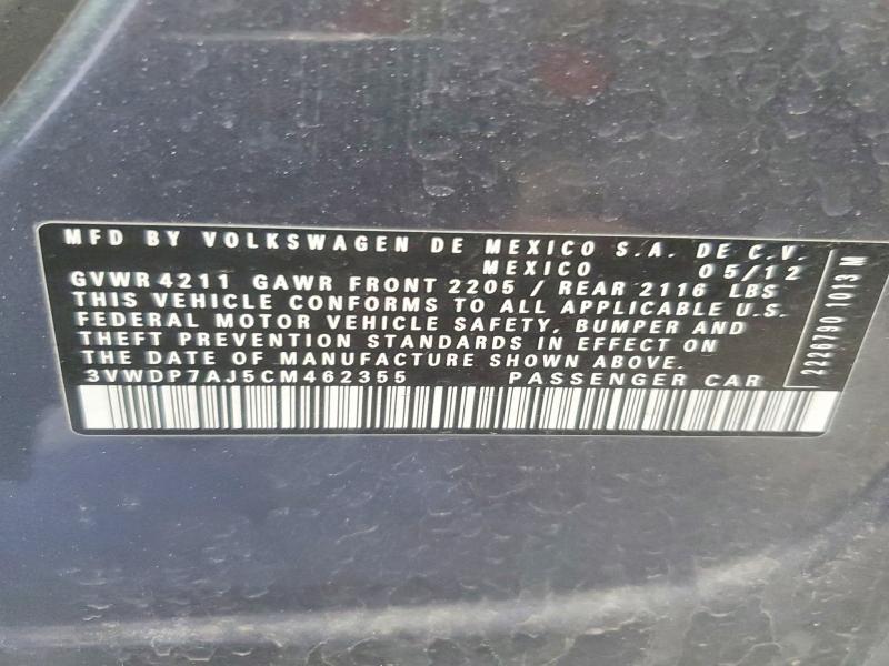 2012 Volkswagen Jetta se