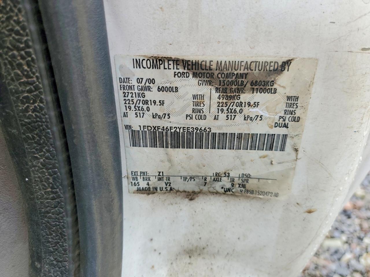 2000 Ford F450 Super Duty Utility / Service Truck