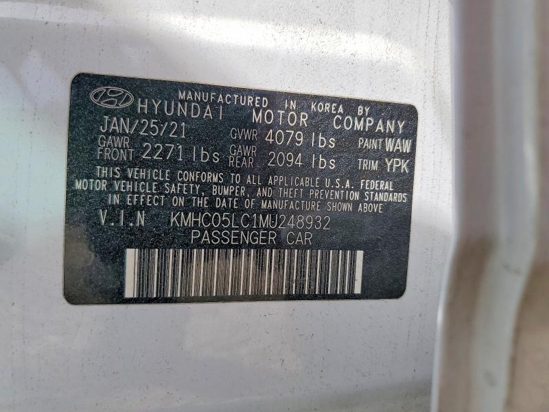 2021 Hyundai Ioniq Hybrid Limited