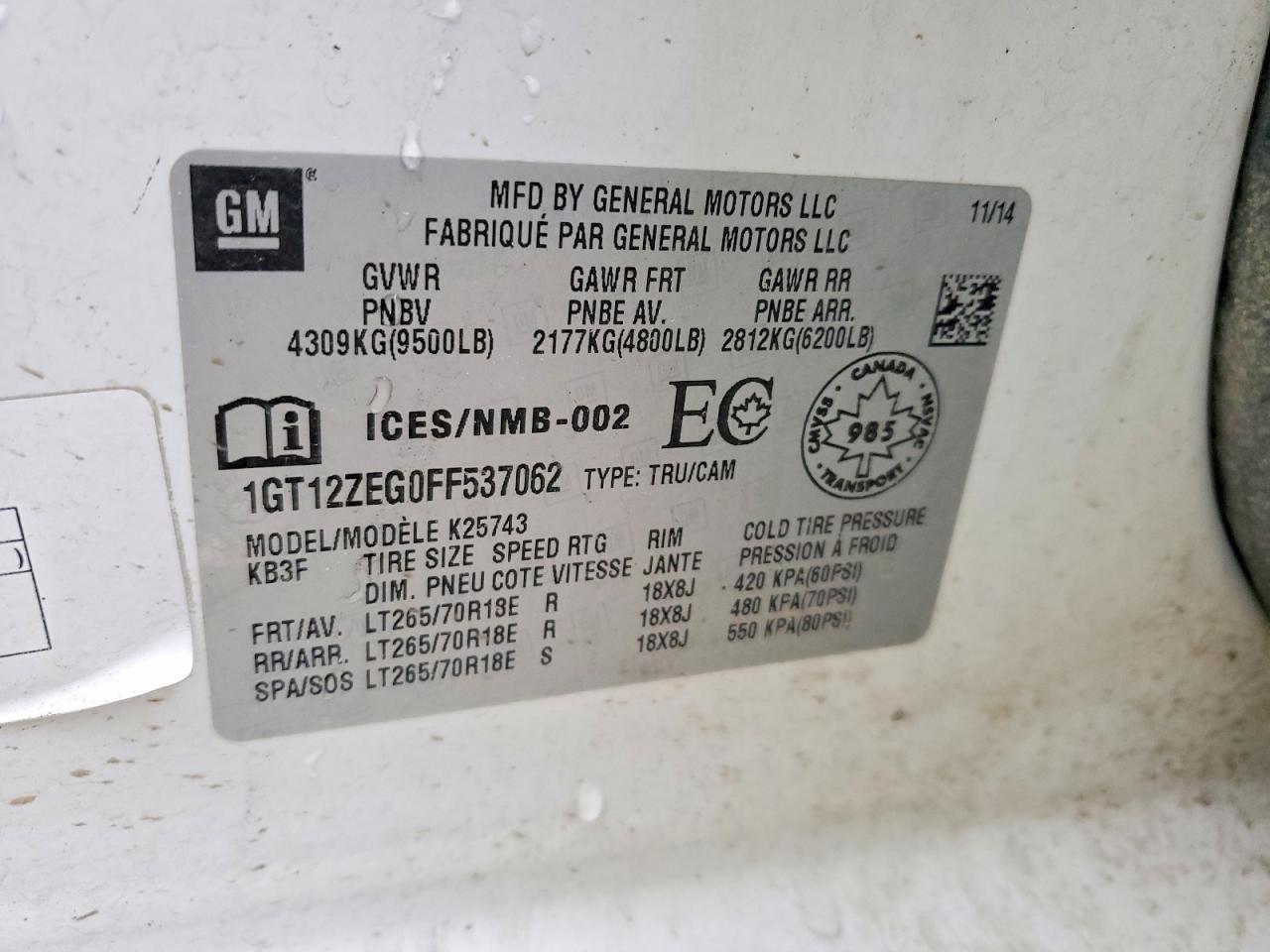 2015 GMC Sierra K2500 SLT